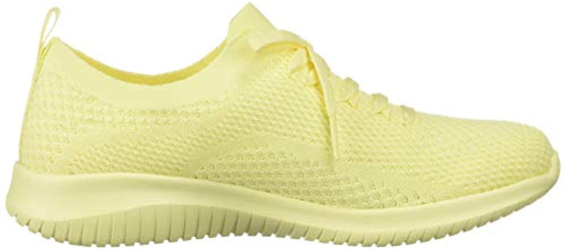 Skechers Ultra Flex- Pastel Party Trainers in Yellow - Lyst