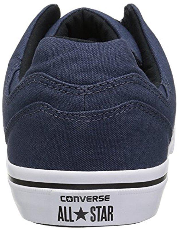 converse distrito canvas low trainers