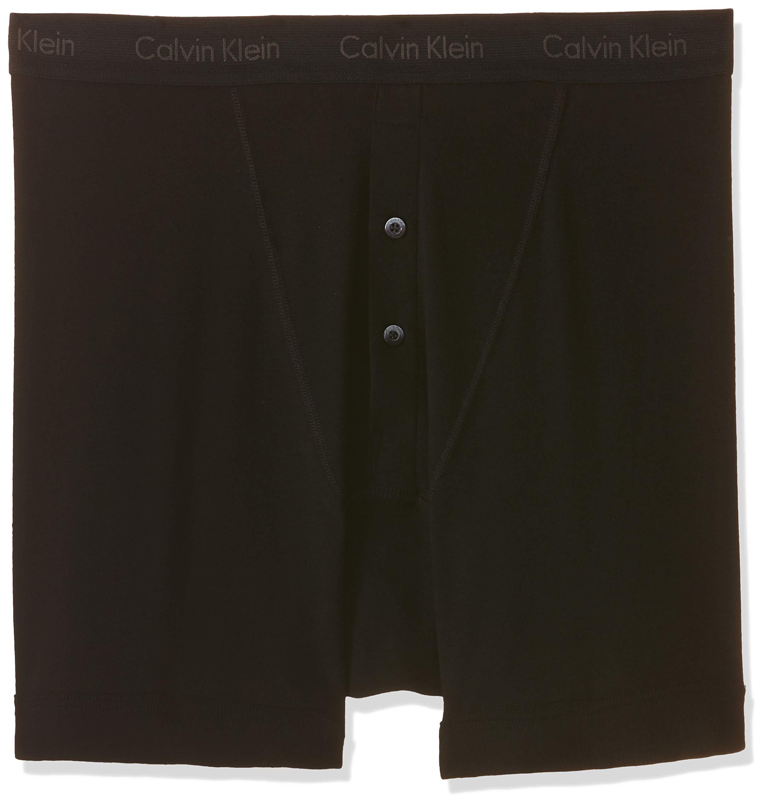 calvin klein button front boxers 3 pack