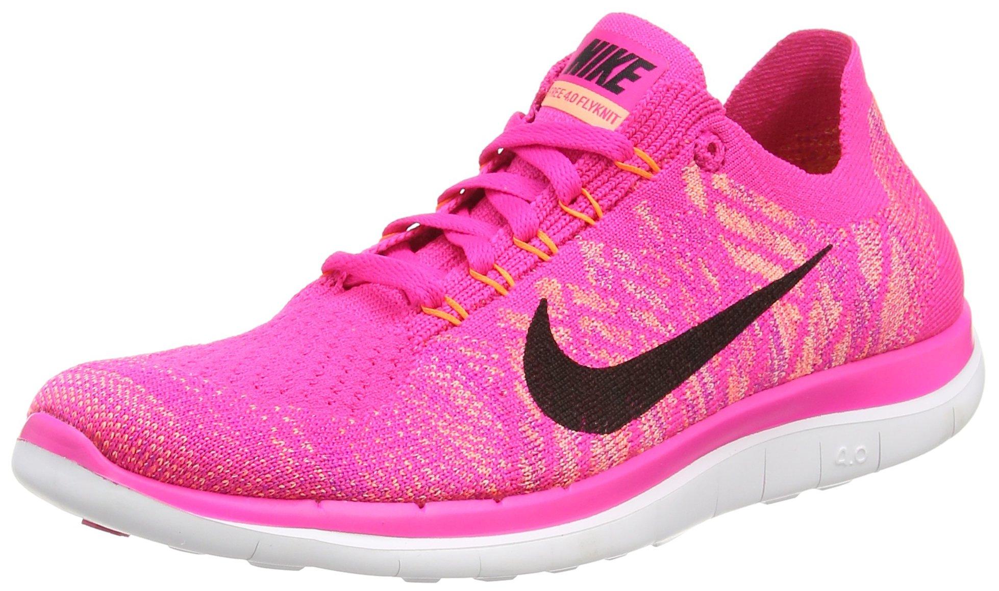 Nike Free 4.0 Flyknit Laufschuhe in Pink | Lyst DE