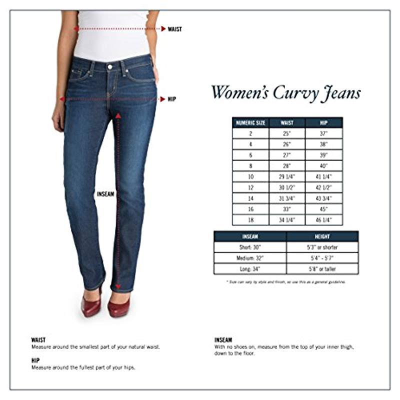 signature by levi strauss women's curvy 