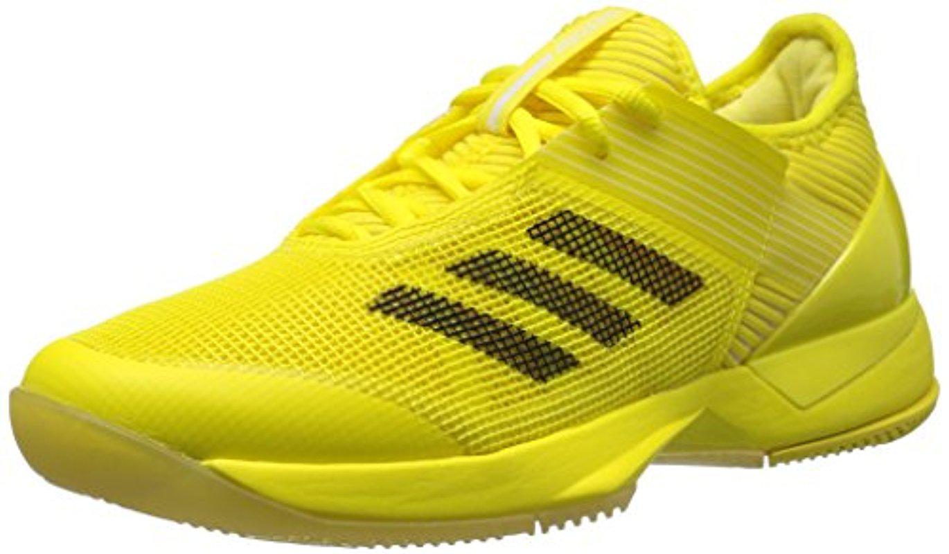 adidas Performance Adizero Ubersonic 3 W Tennis-shoes in Yellow | Lyst