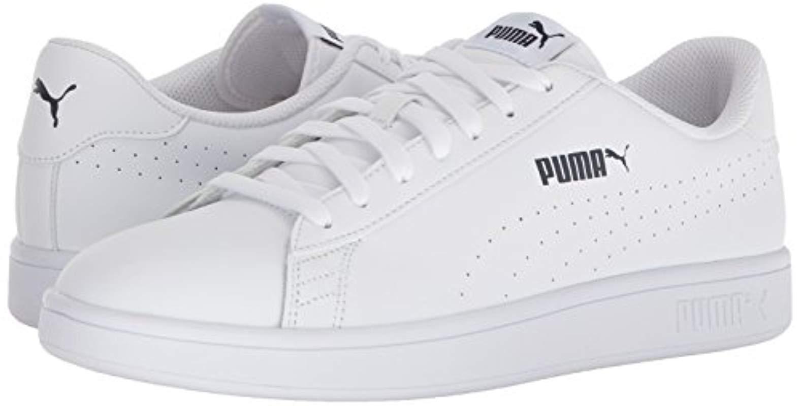puma smash v2 leather perf sneakers