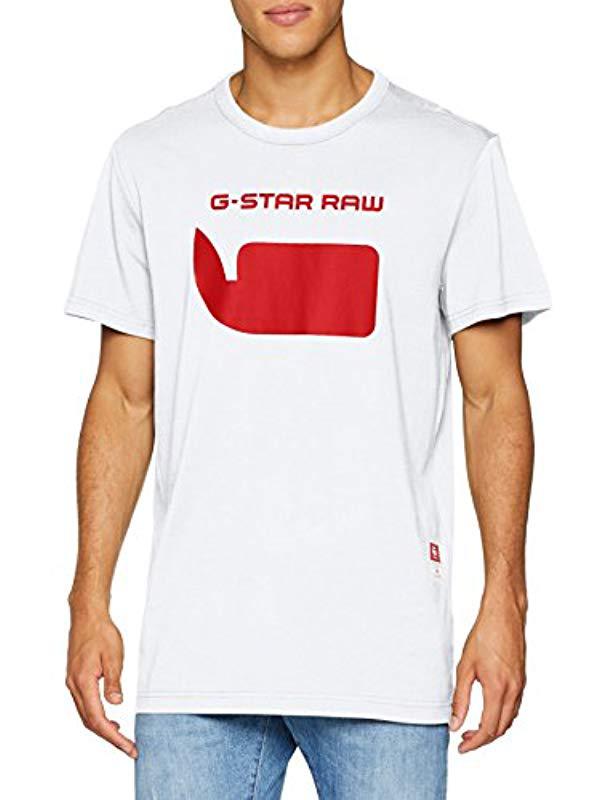 G-Star RAW T-shirt in White for Men - Lyst