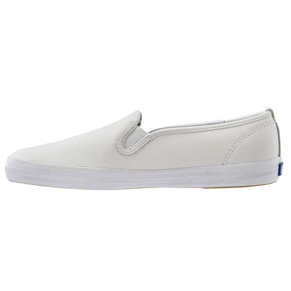 Keds Champion Original Leather Slip-on Sneaker,white,10 S | Lyst