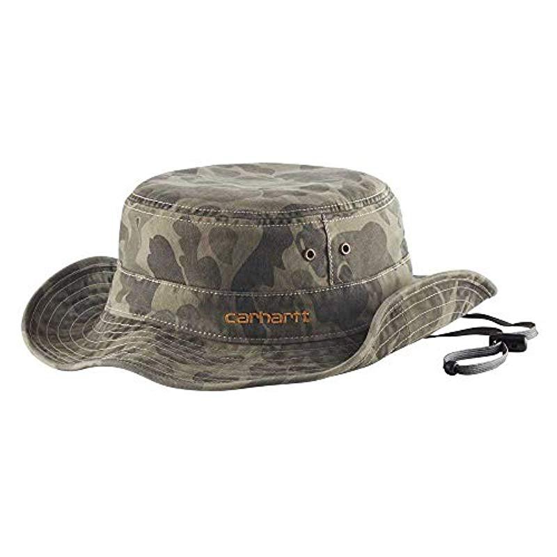 Carhartt Cotton Billings Boonie Hat in Burnt Olive Camo (Green) for Men |  Lyst