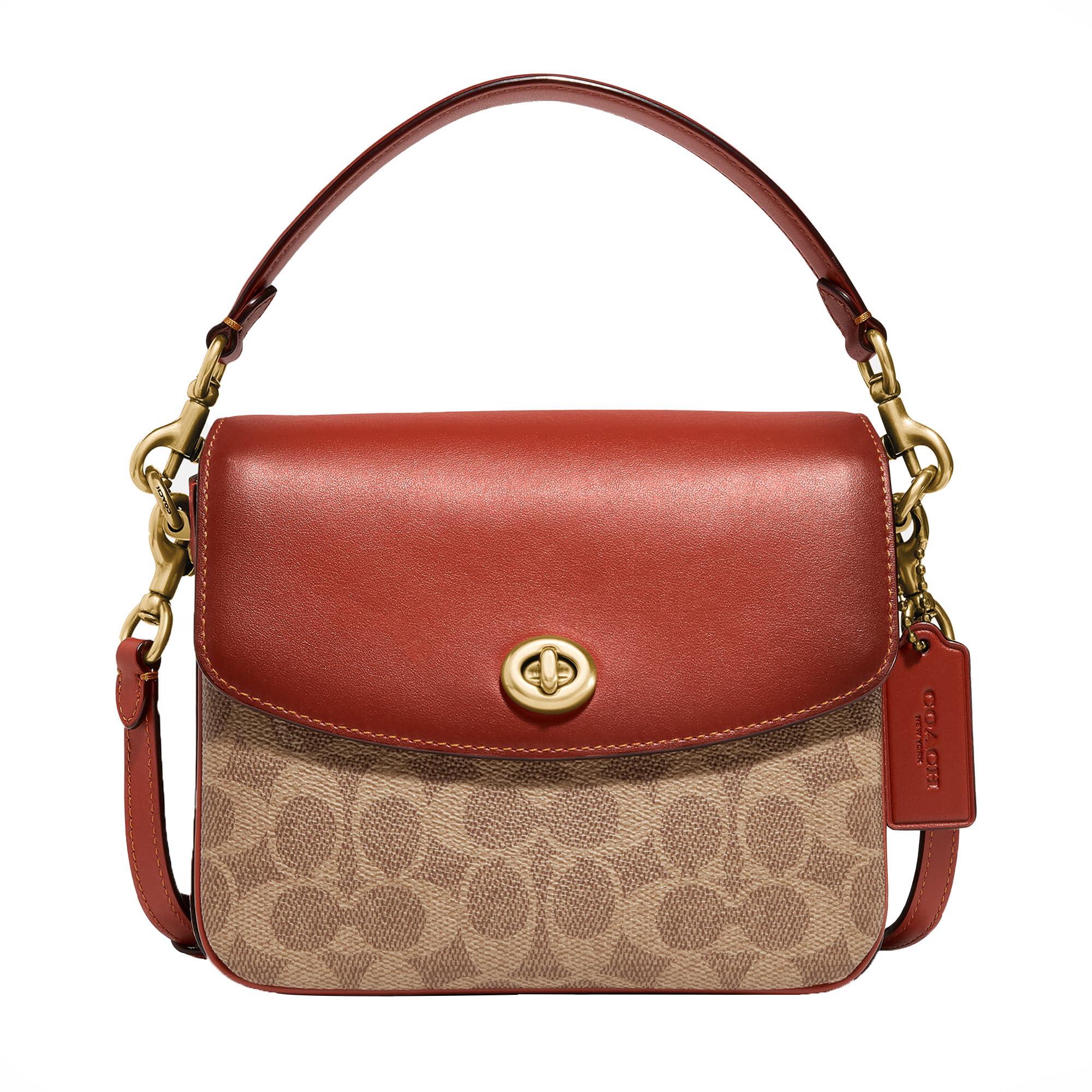 COACH Coated Canvas Signature Cassie Crossbody 19 in Red Lyst