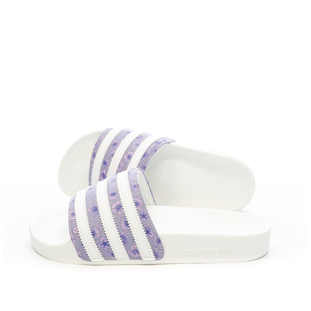 adidas Adilette Hq4294 White purple Slides Lyst UK