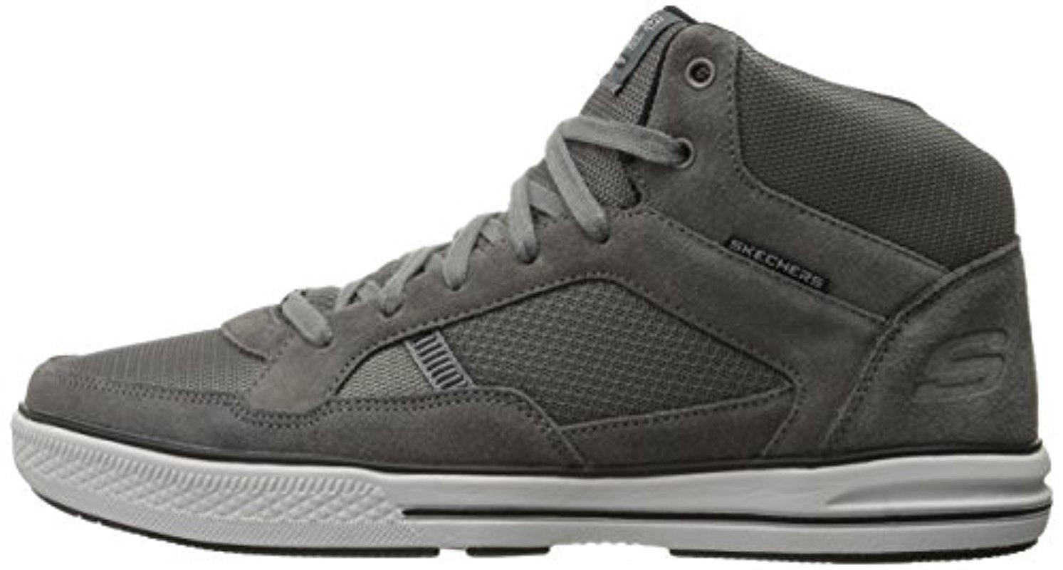 skechers mid top sneakers