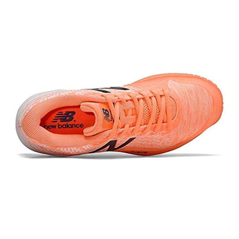 New Balance Synthetic 996v3 Hard Court Tennis Shoe, Light Mango/white, 6 B  Us in Orange | Lyst