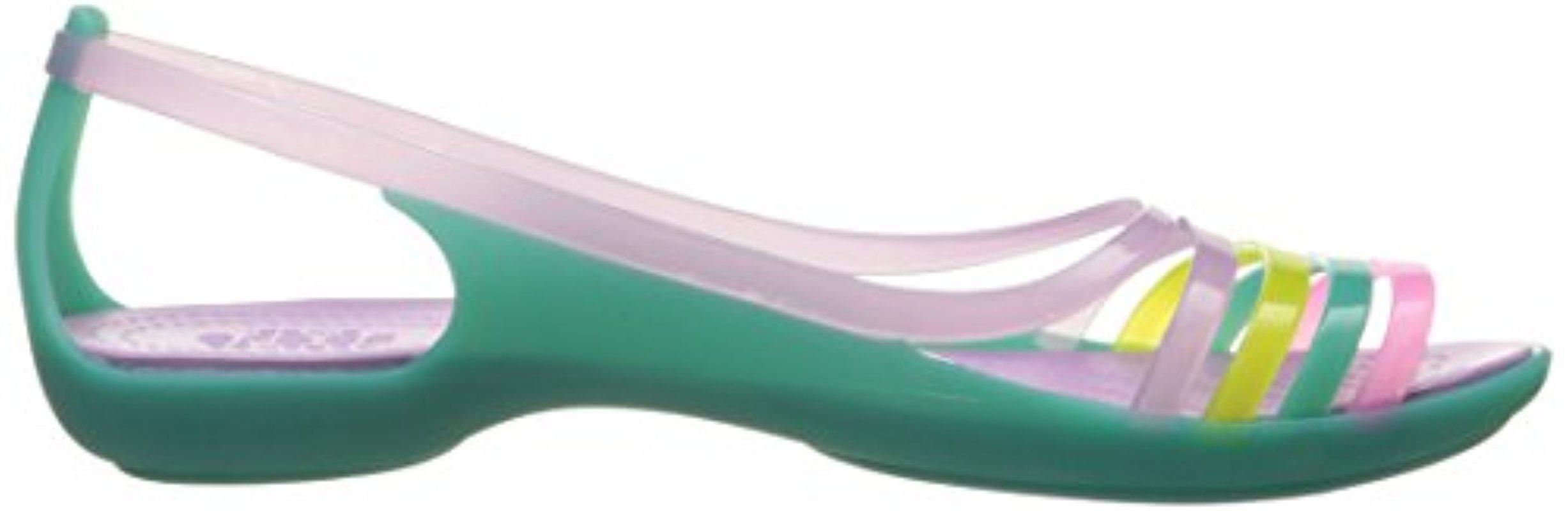 crocs isabella huarache flat