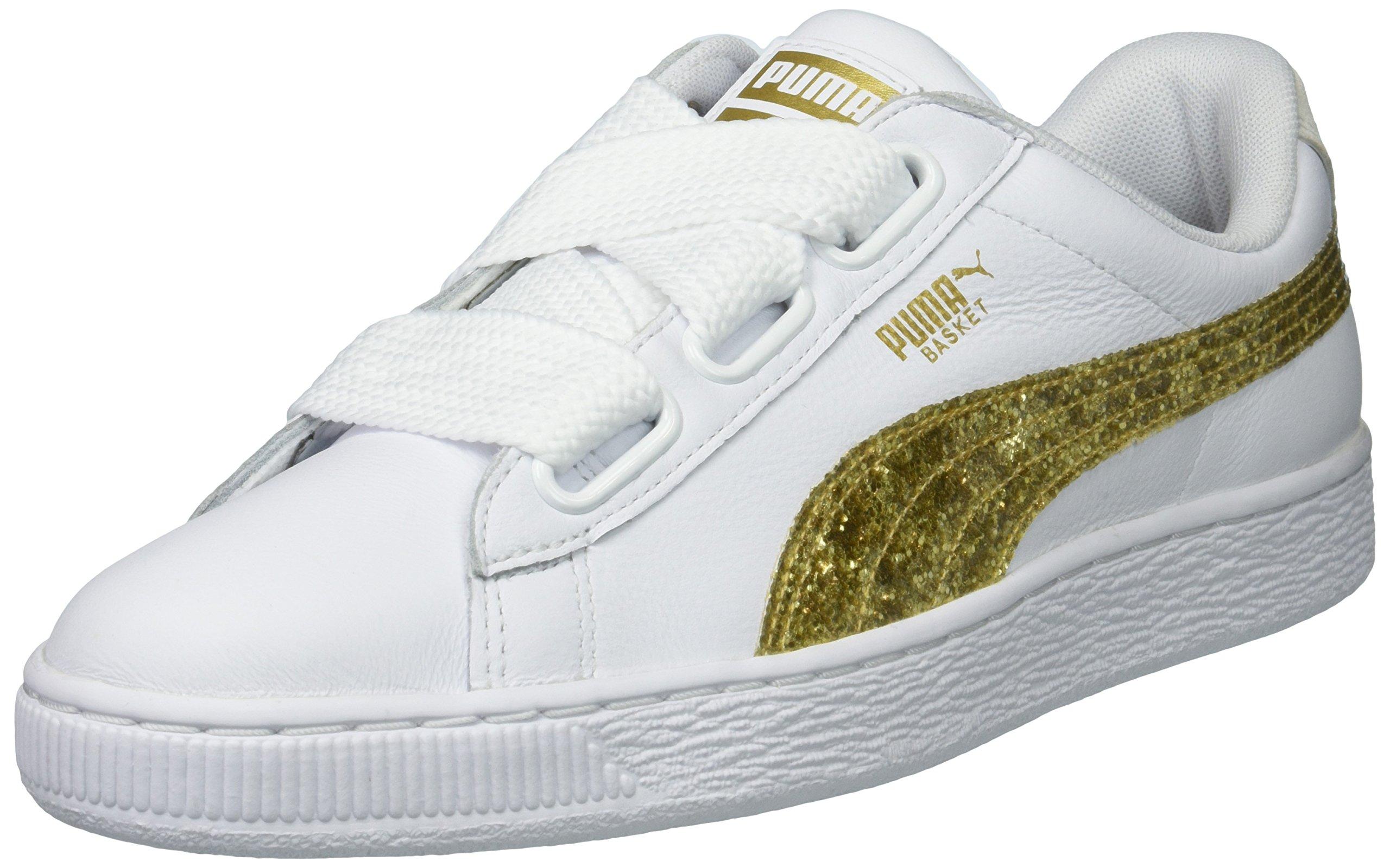 puma basket heart glitter sneakers puma basket heart glitter sneakers