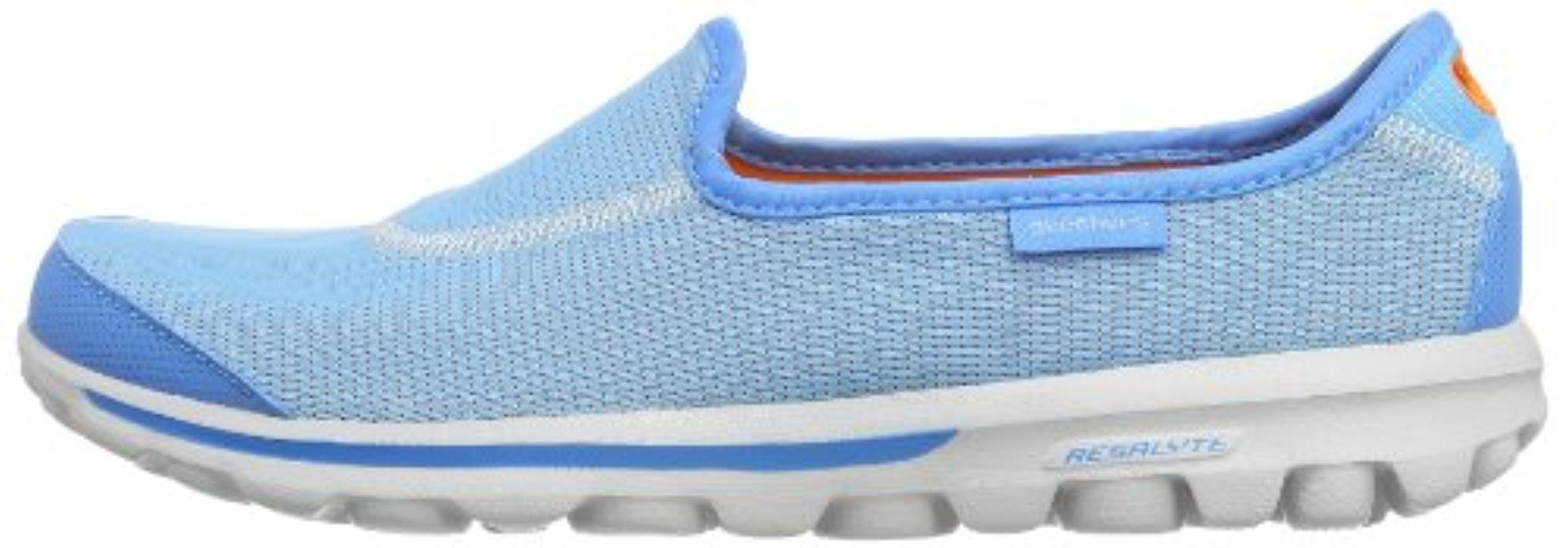 Flere Mania Imidlertid Skechers Performance Go Walk Recovery Slip-on in Blue/Orange (Blue) - Lyst