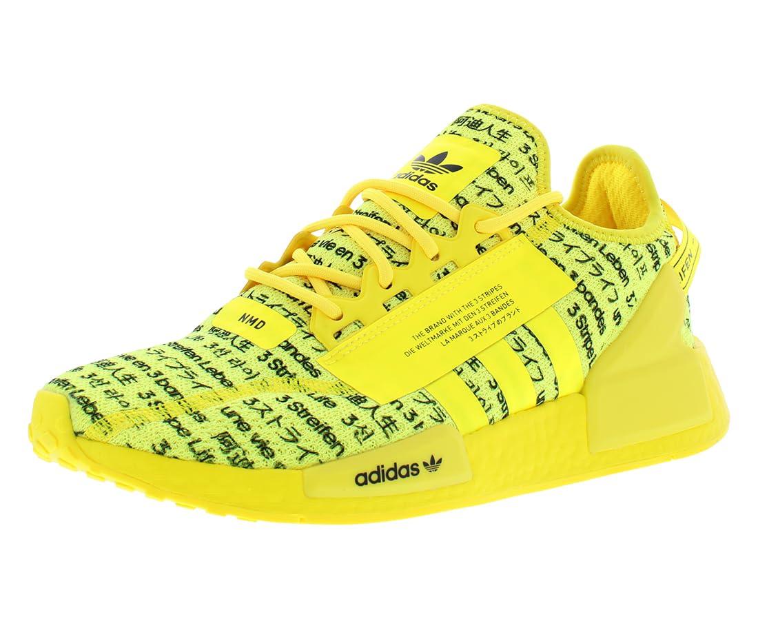 Adidas primeknit top yellow shoes
