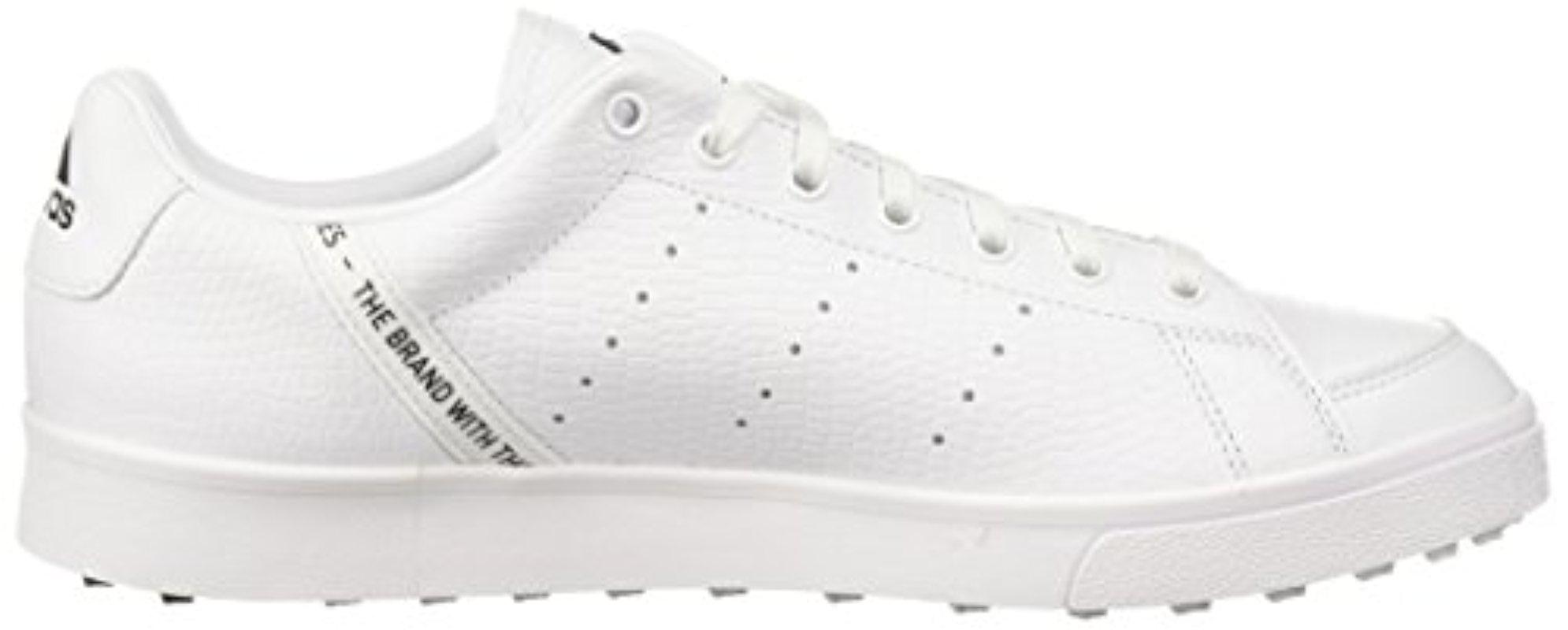 adidas Leather Adicross Classic Golf Shoes in White for Men | Lyst