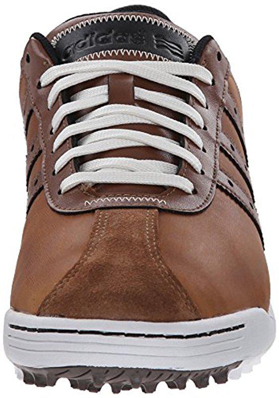 adidas Adicross Classic Golf Shoe in Brown for Men | Lyst