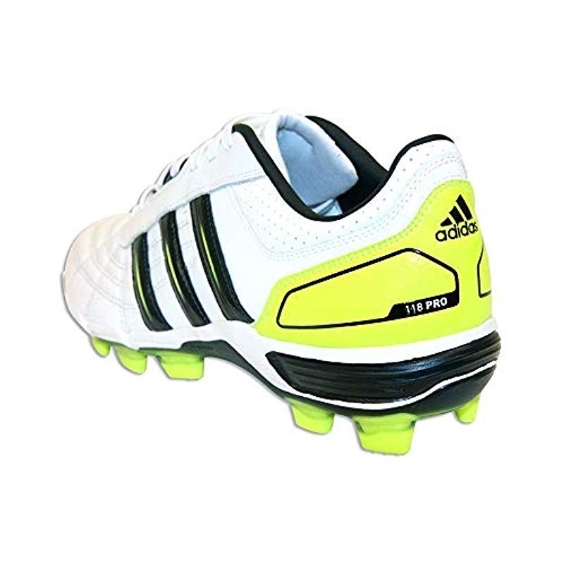 adidas 118 Pro Fg Rugby Boots White/black/fluo for Men | Lyst UK