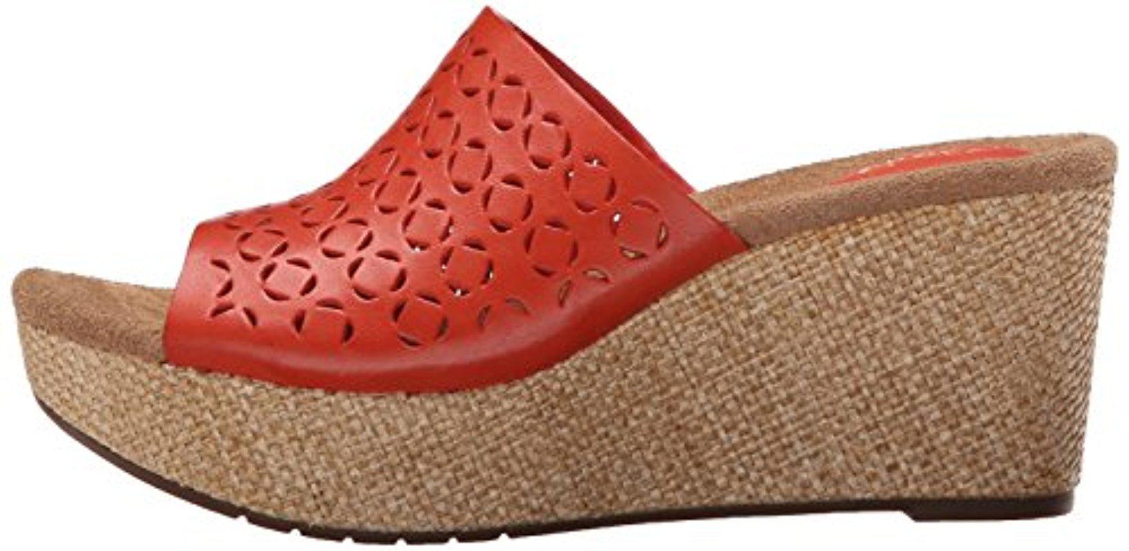 clarks artisan women's caslynn dylan wedge sandals