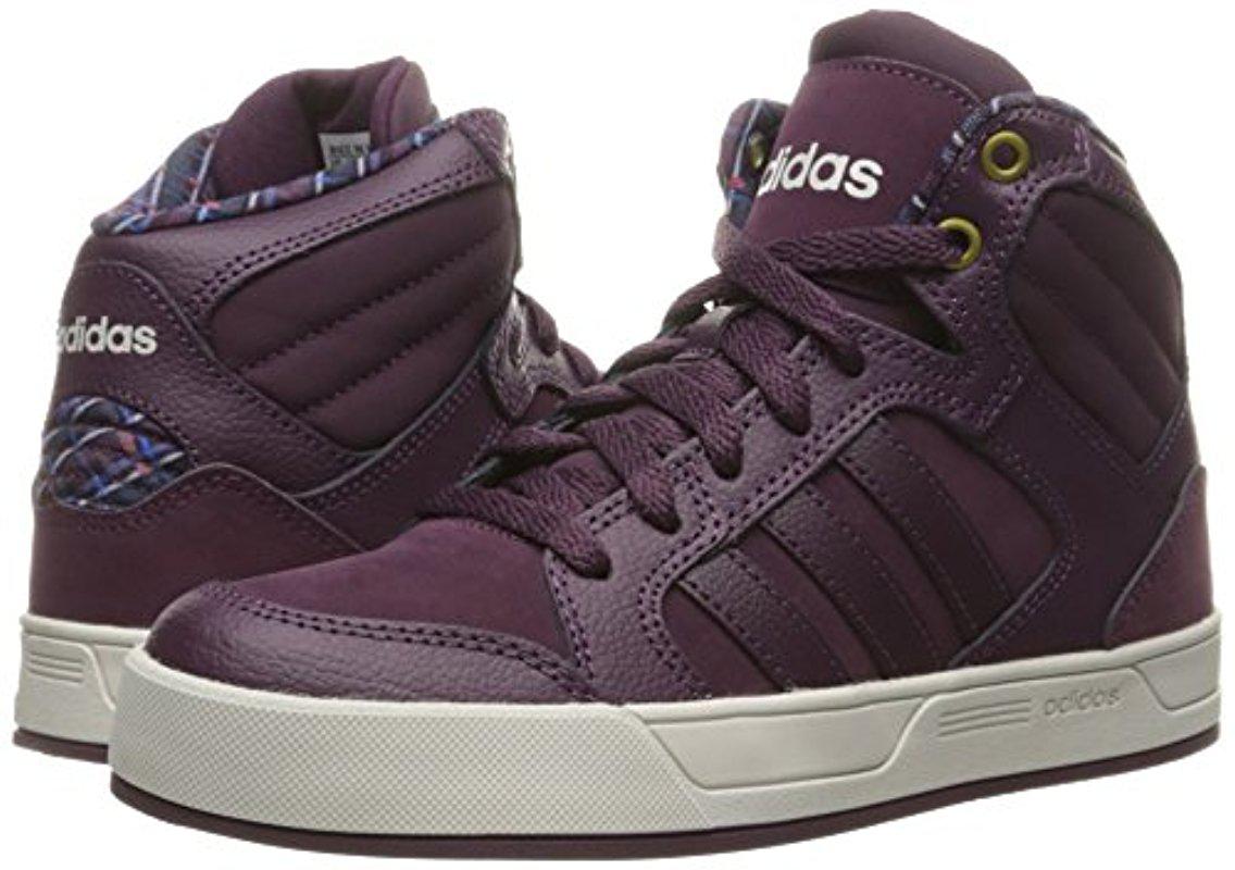 adidas Originals Leather Adidas Neo Raleigh Mid W Casual Sneaker in Purple  for Men | Lyst