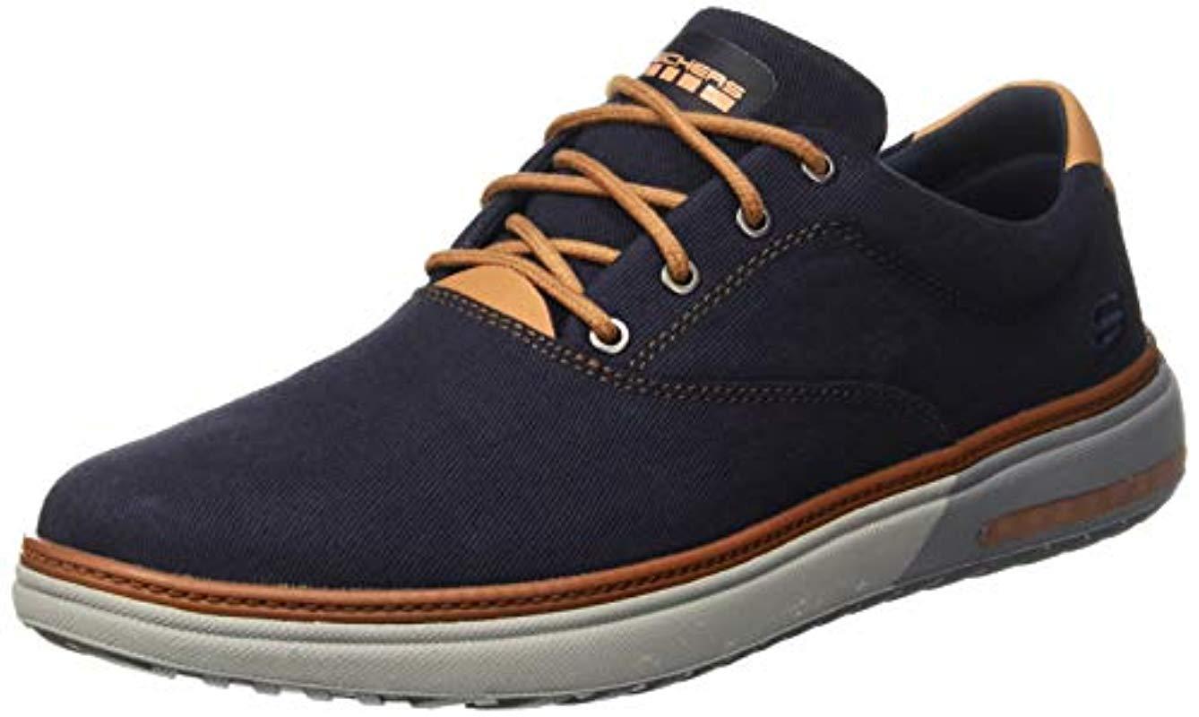 Skechers Canvas 65370 Trainers in Blue (Navy) (Blue) for Men | Lyst UK