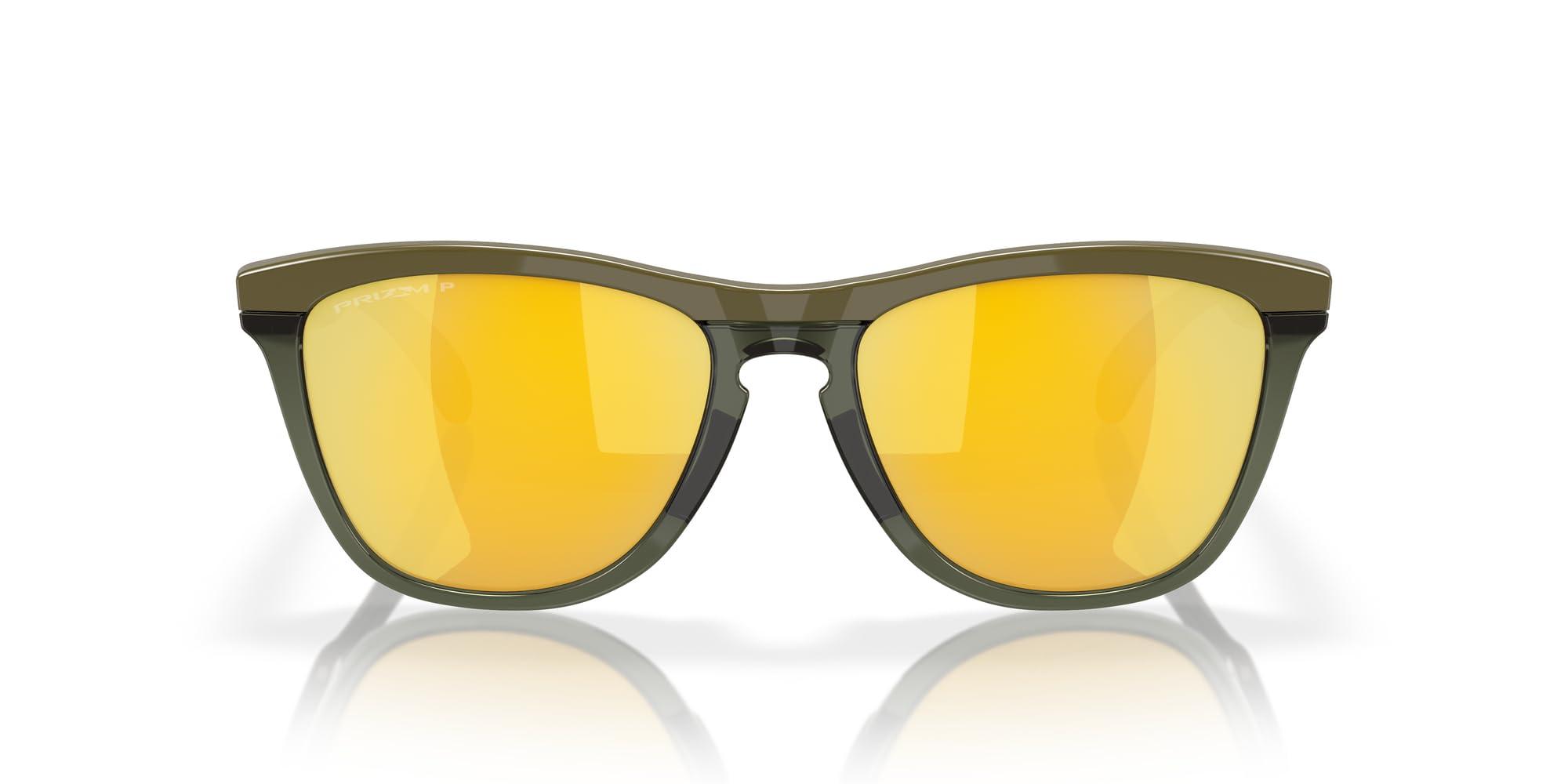Oakley Oo9284 Frogskins Range Round Sunglasses in Black | Lyst