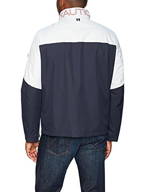 Nautica Mens Long Sleeve Military Inspired Bomber Jacket