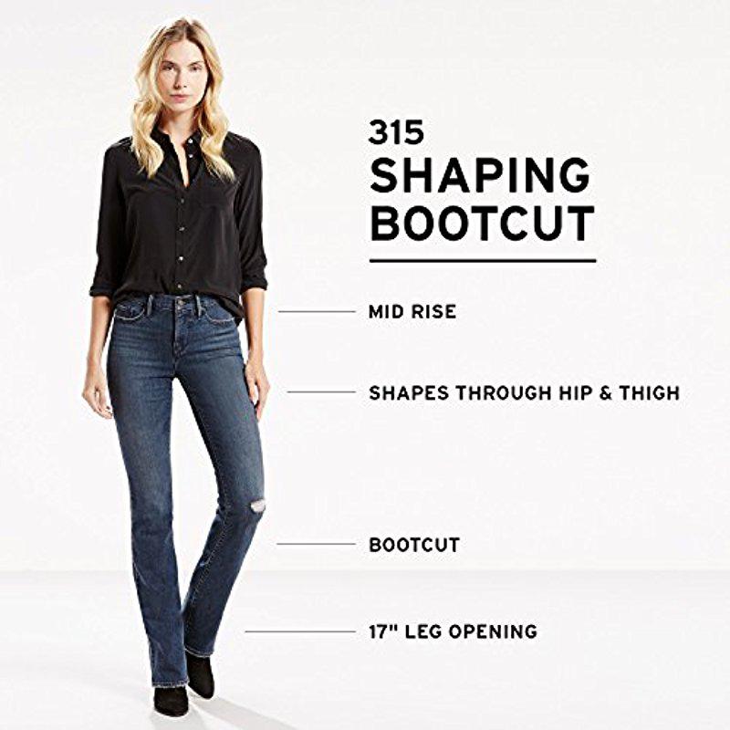 levi's women's 315 shaping bootcut jean