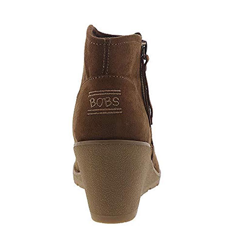 bobs wedge booties