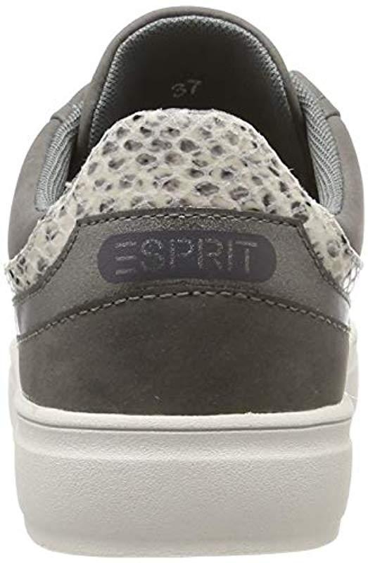 Esprit Womens Colette Lu Low-Top Sneakers, Dark Grey 020 8 UK