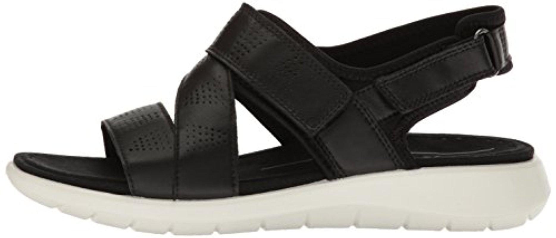 ecco soft 5 cross strap sandal