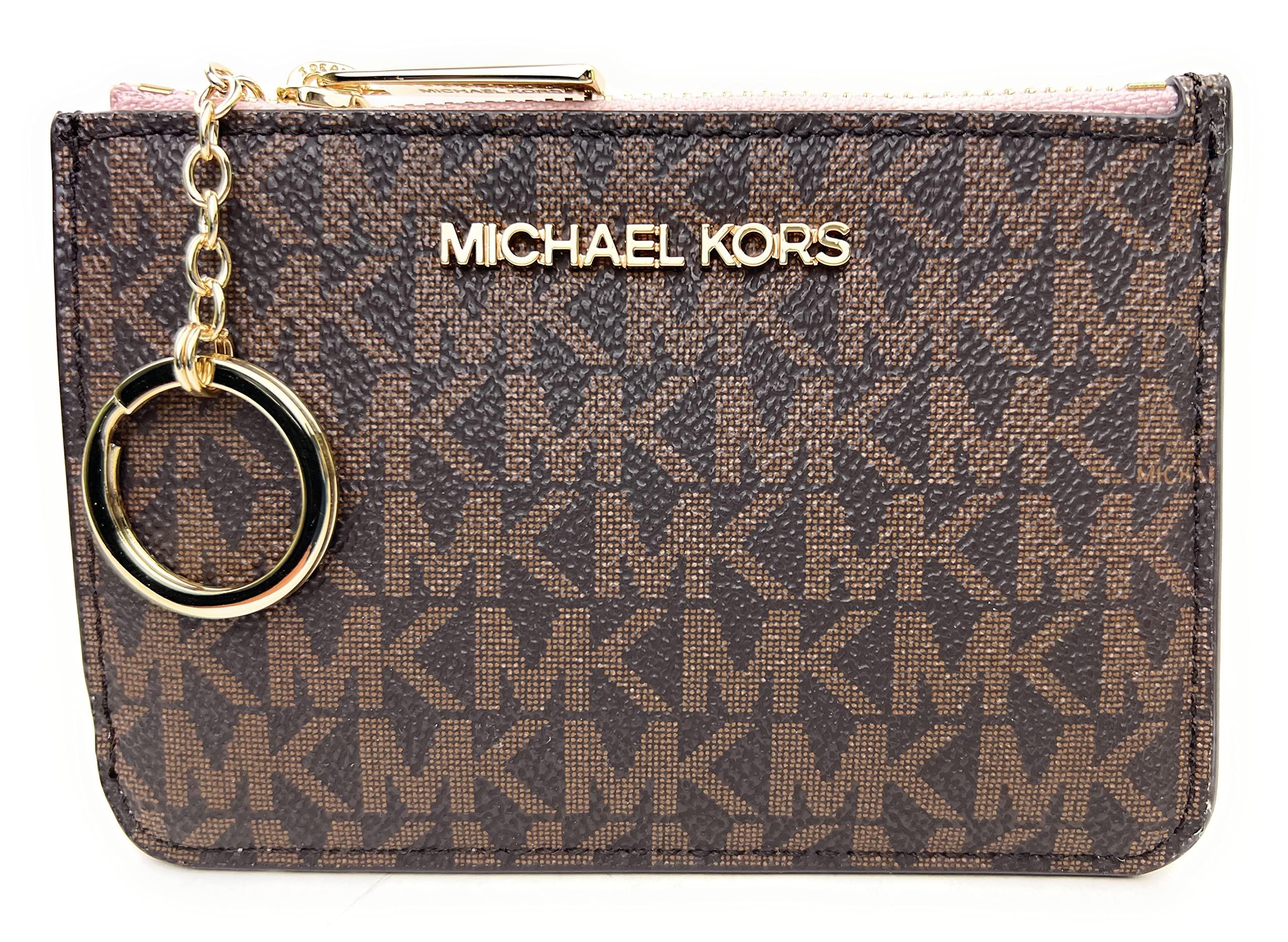 Michael Kors Jet Set Travel Small Top Zip Coin Pouch Id Card Case