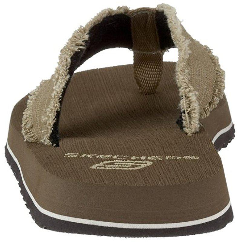Skechers Usa Fray Cotton Thong,11 M Us,brown for Men | Lyst