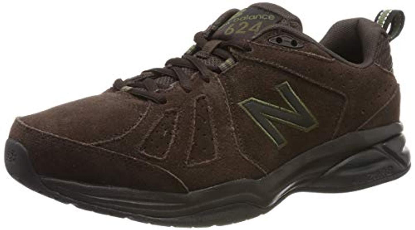 New Balance 624v5 Fitness Shoes in Brown Brown Brown (Brown) for Men - Lyst