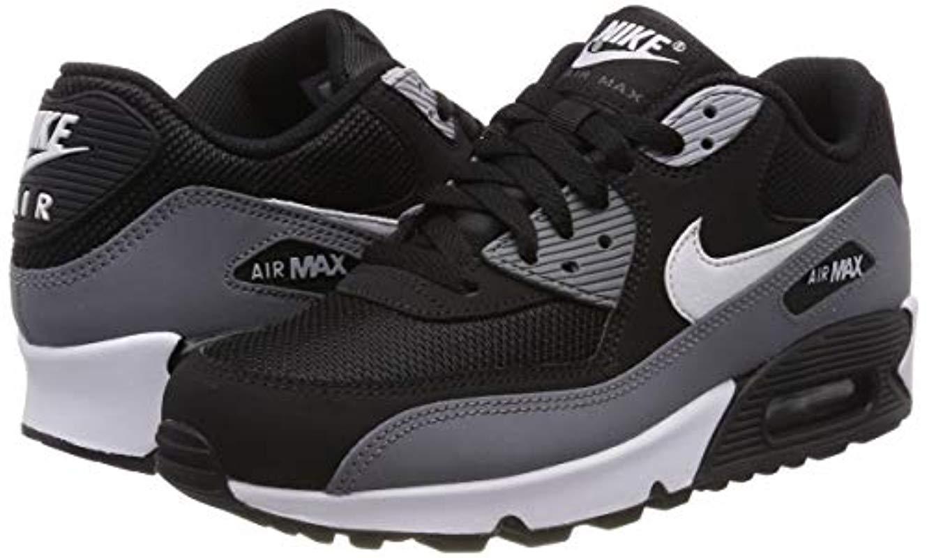 Nike Air Max 90 Essential Gymnastics Shoes, (black/white/cool Grey/ anthracite 018), 8 Uk for Men - Lyst
