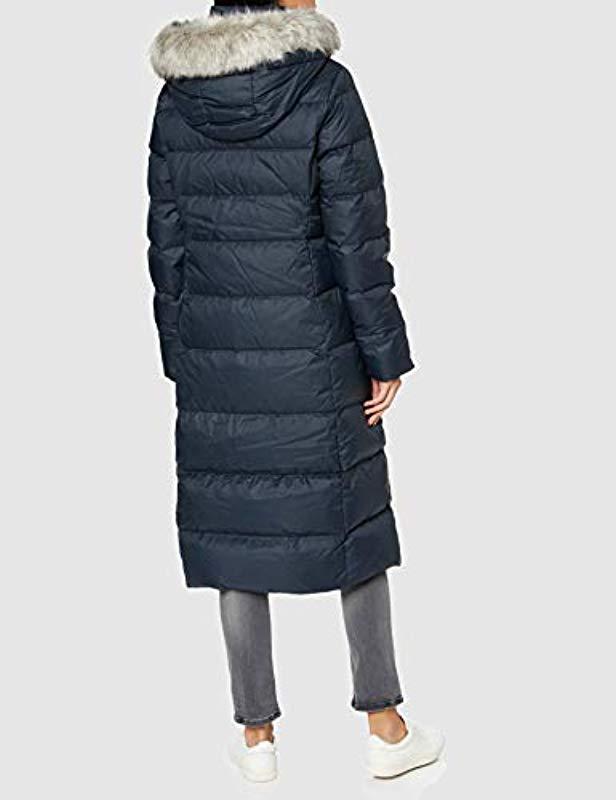 Tommy Hilfiger New Tyra Maxi Down Coat, in Blue | Lyst UK