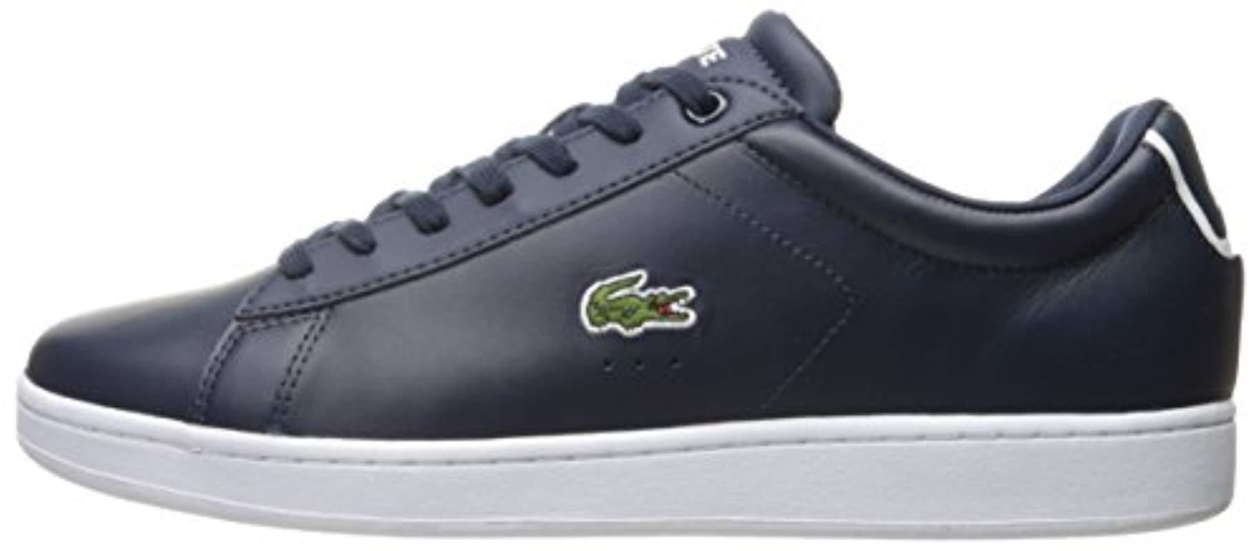 Lacoste Leather Carnaby Evo Bl 1 in Navy (Blue) for Men - Save 53% - Lyst