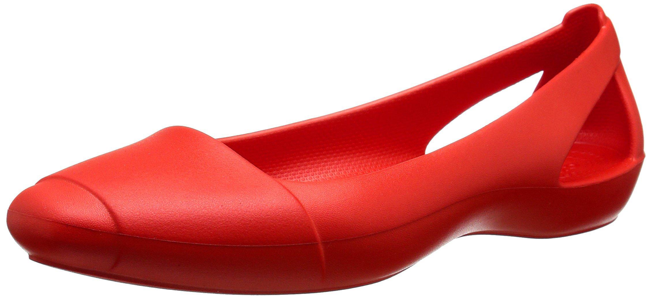 Crocs™ Women's Sienna Flat in Red | Lyst
