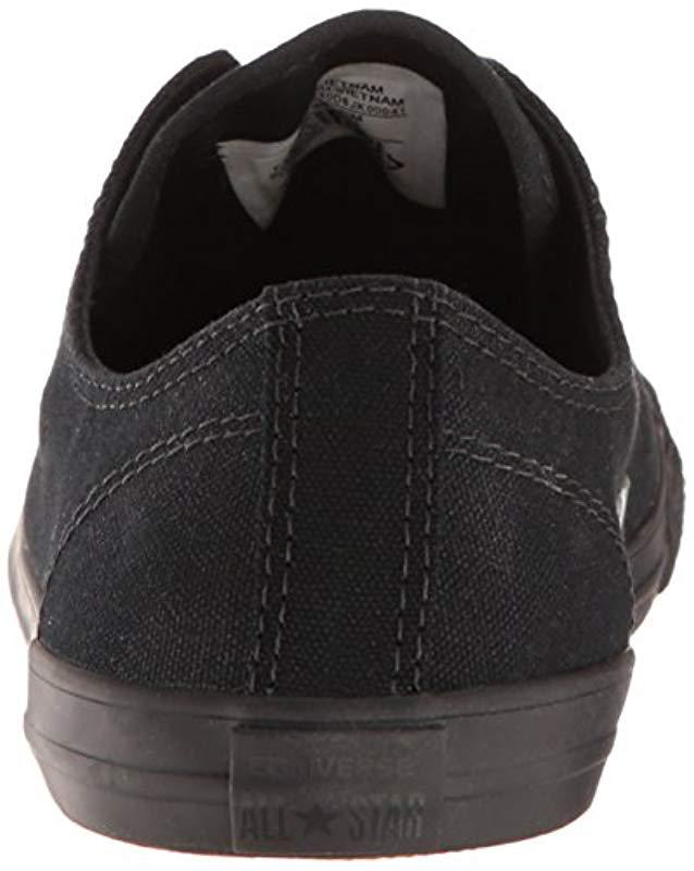 converse dainty ox black mono