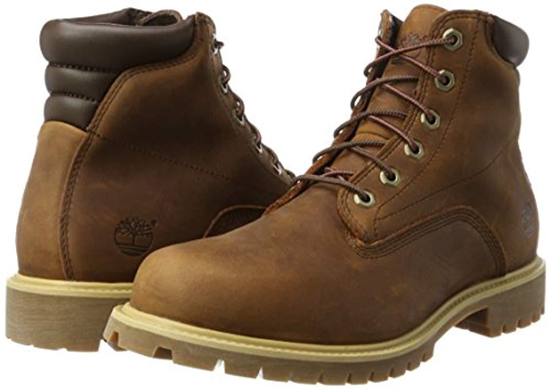 Timberland 6 Inch Alburn Waterproof Lace-up Boots in Brown for Men - Lyst
