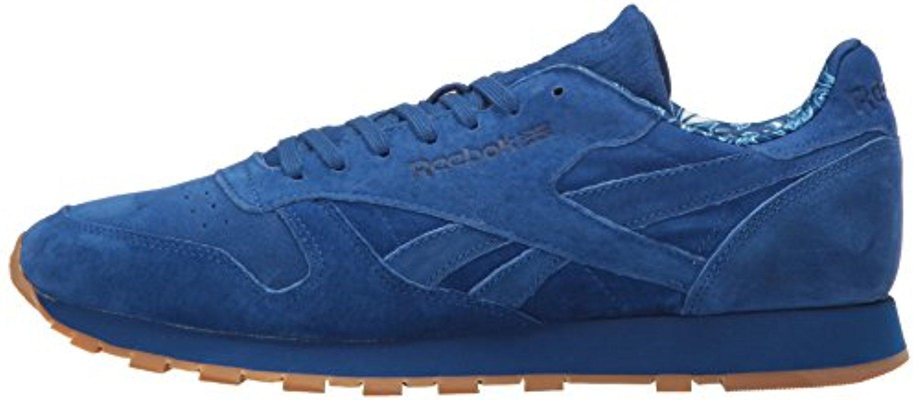 Reebok Classic Leather Tdc Fashion Sneaker in Blue for Men | Lyst