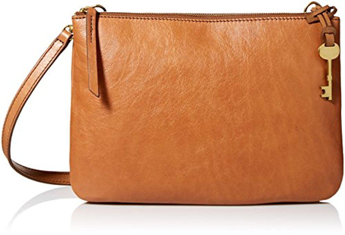 fossil devon crossbody black