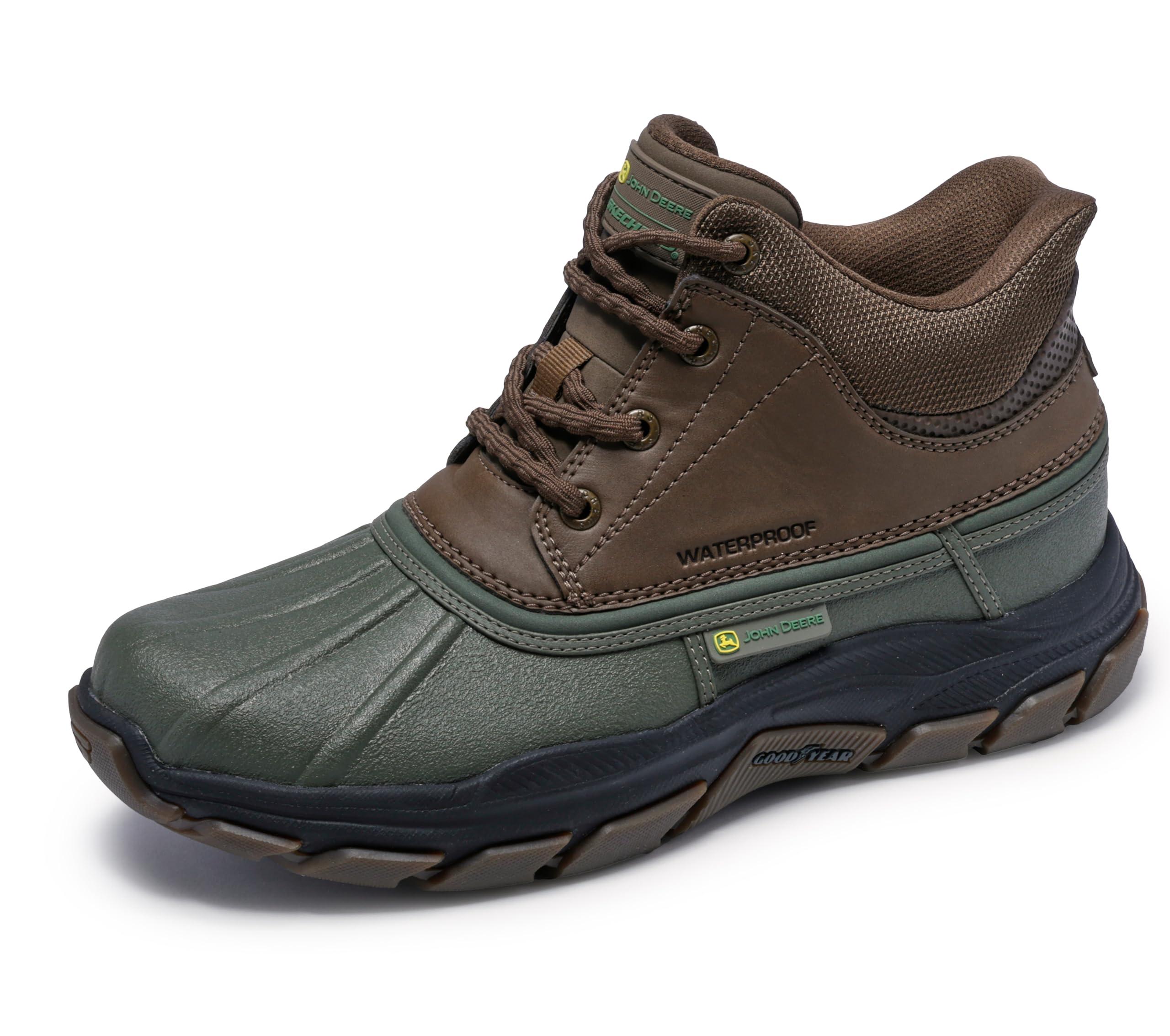 Skechers John Deere Respected Swamper Hands Free Slip-ins in Brown - Main Image