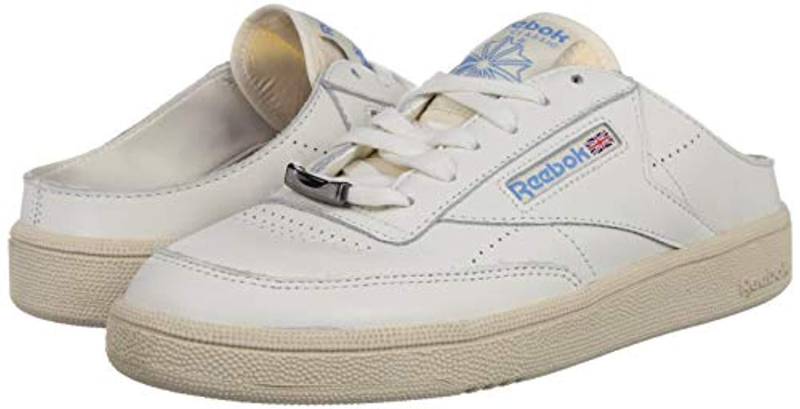 reebok club c 85 mule womens