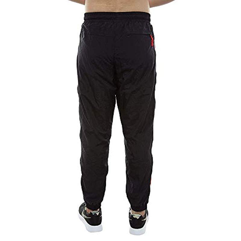 nike throwback men's woven tracksuit basketball pants