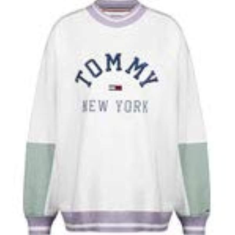 tommy color block sweater