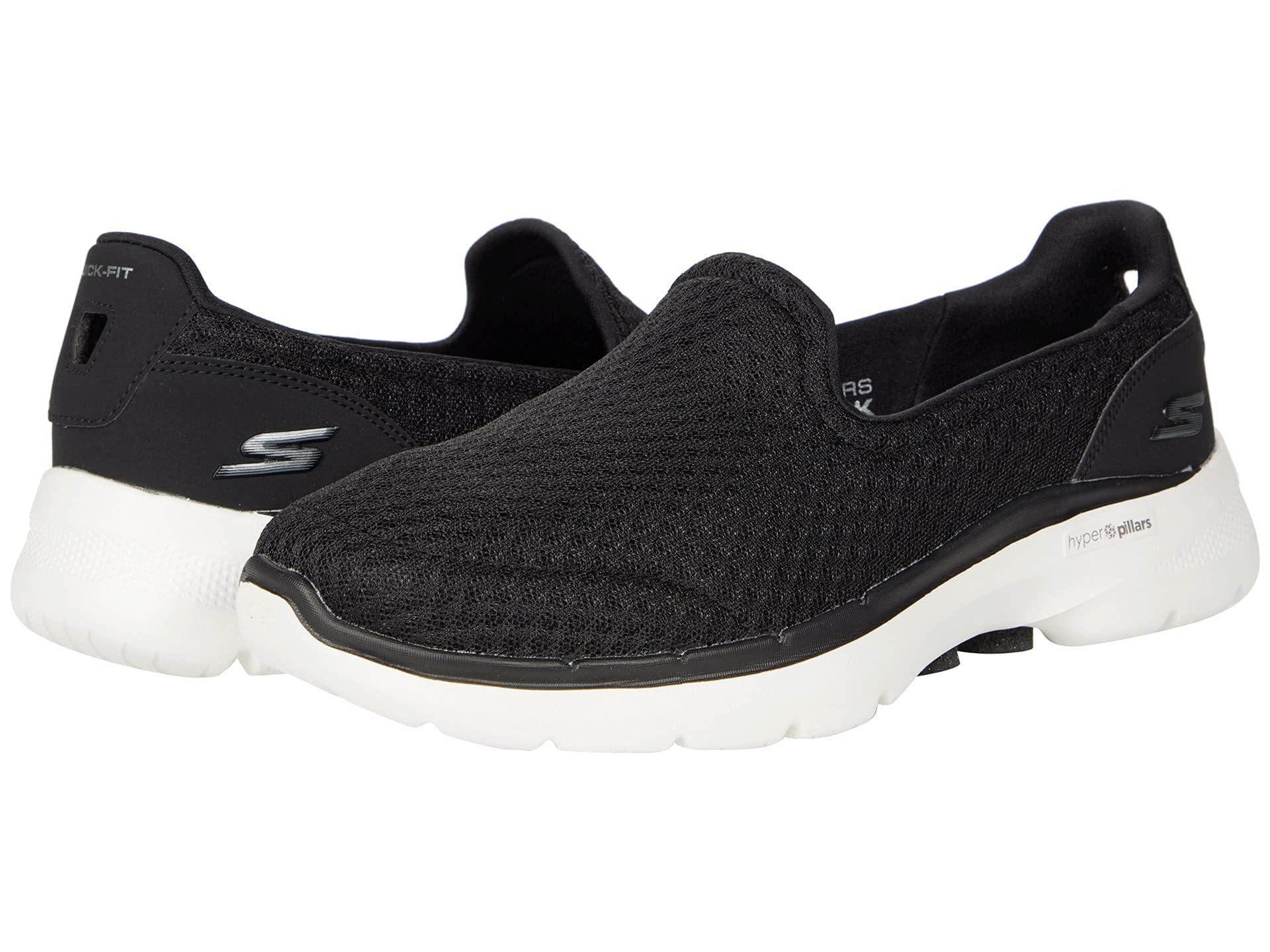 Skechers Go Walk 6-big Splash Sneaker in Black | Lyst
