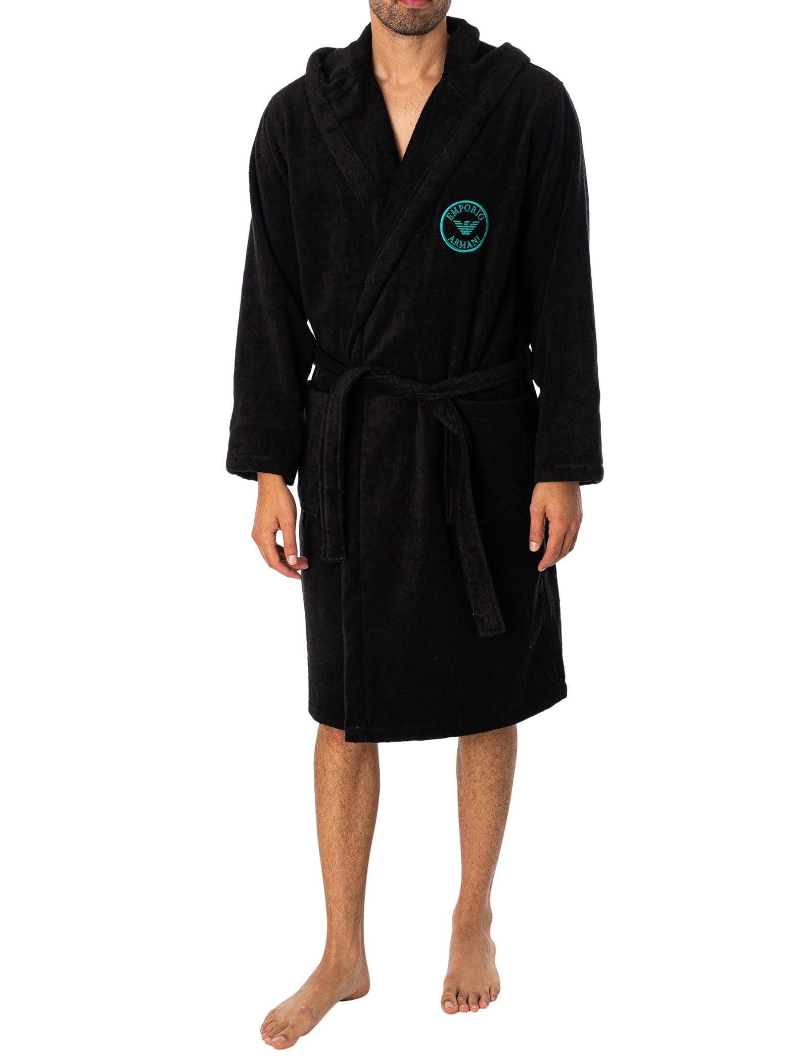 Robe de Bain pour Micro éponge Emporio Armani pour homme en coloris Noir |  Lyst
