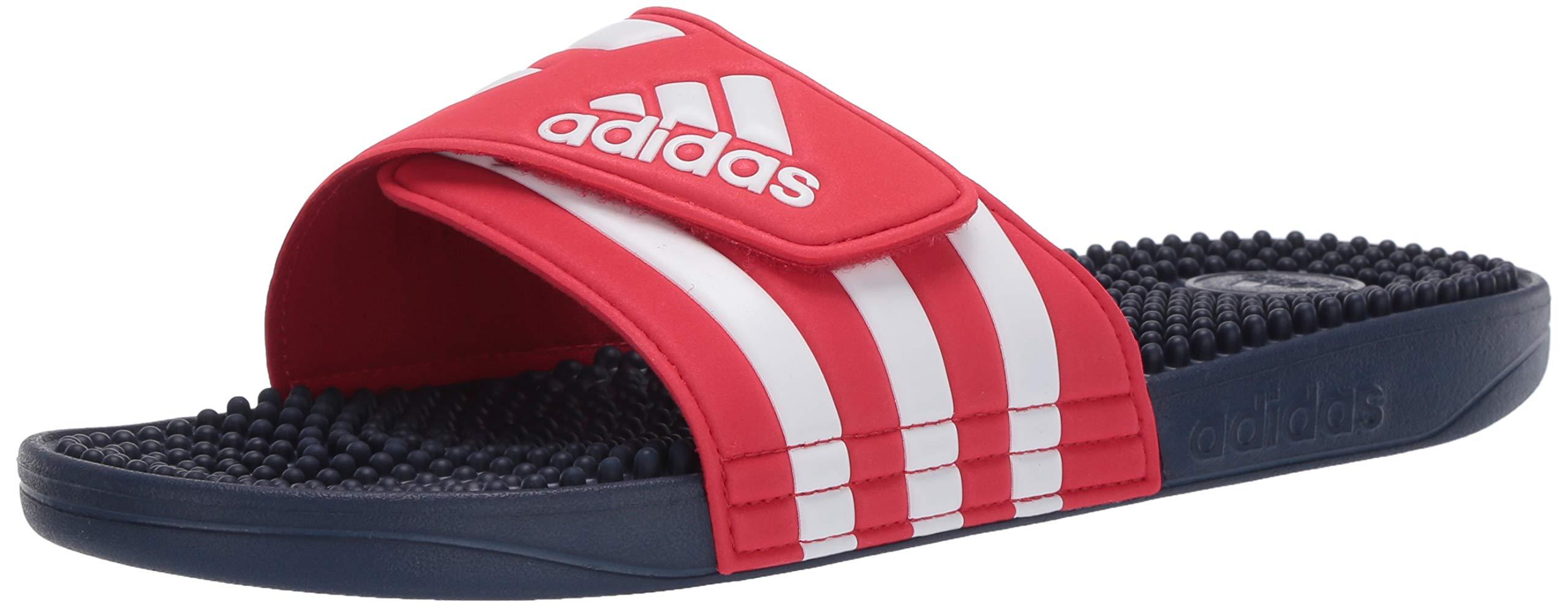 adidas 's Adissage Slide Sandal in Red - Lyst