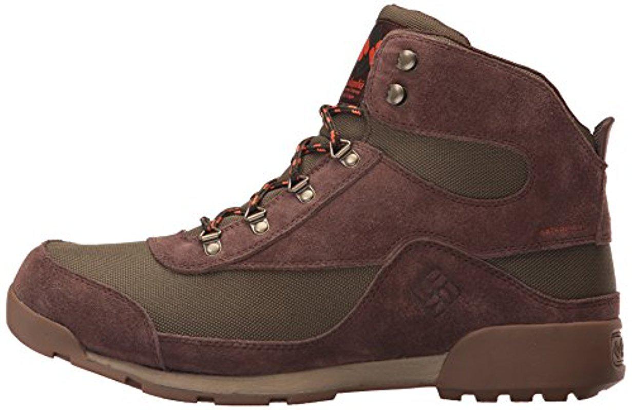 columbia men's endicott classic mid waterproof hiking shoe