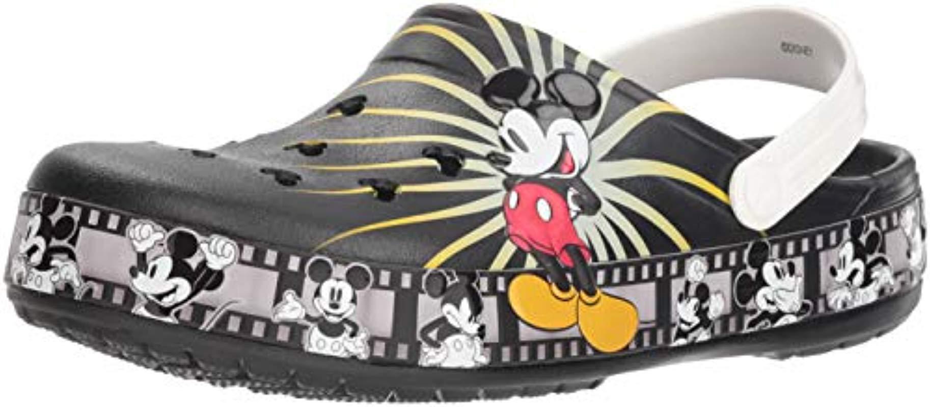 crocs crocband mickey mouse 9th birthday clog